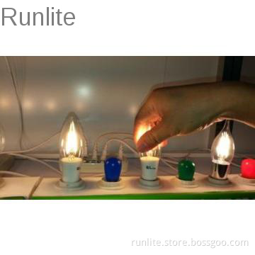 Hot sale 2W Filament LED Candle light 360 degree RoHS CE